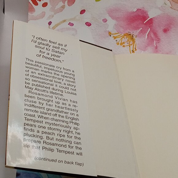 LOUISA MAY ALCOTT HC Long Fatal Love Chase Book LARGE PRINT 1995 Obsession - Picture 7 of 14